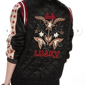 Scotch & Soda Maidon Scotch Stars Go Lucky Bye Bye Reversible Silk Bomber Large